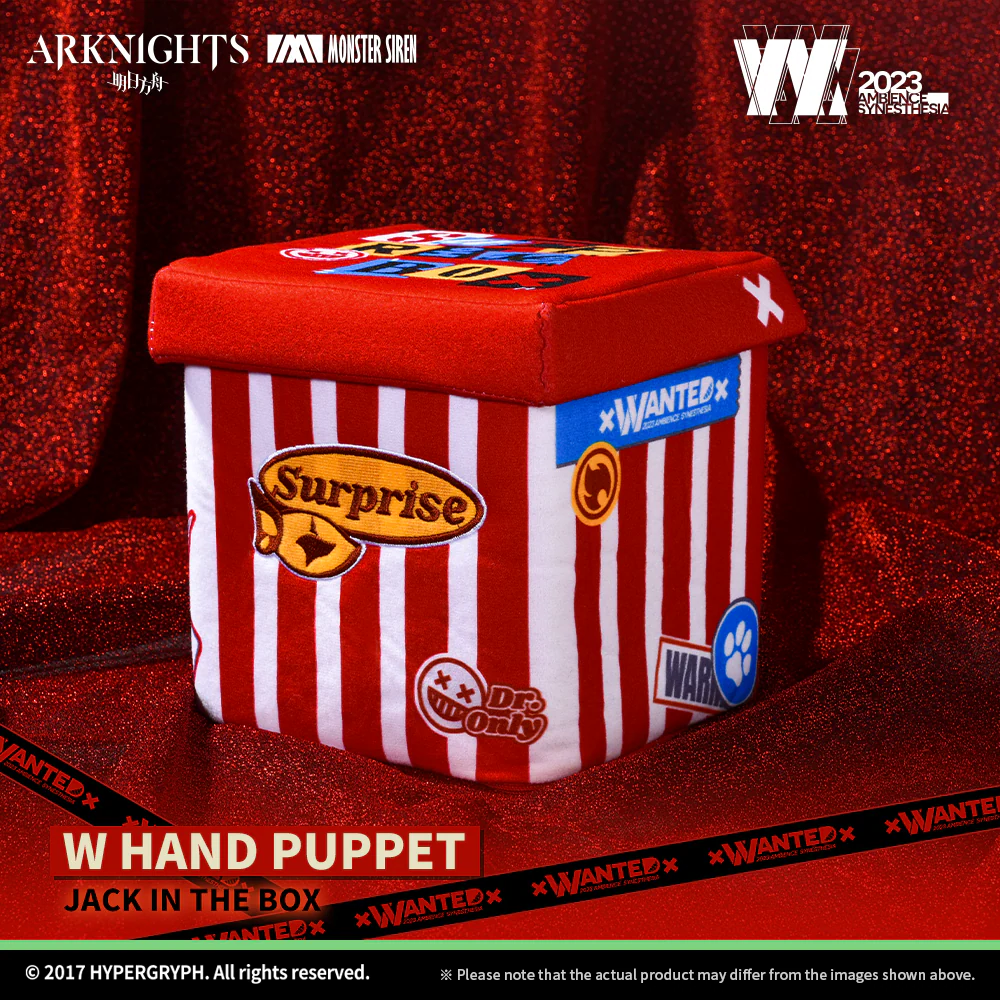 Arknights · Ambience Synesthesia 2023 WANTED W Hand Puppet - Jack in the Box - Image 4