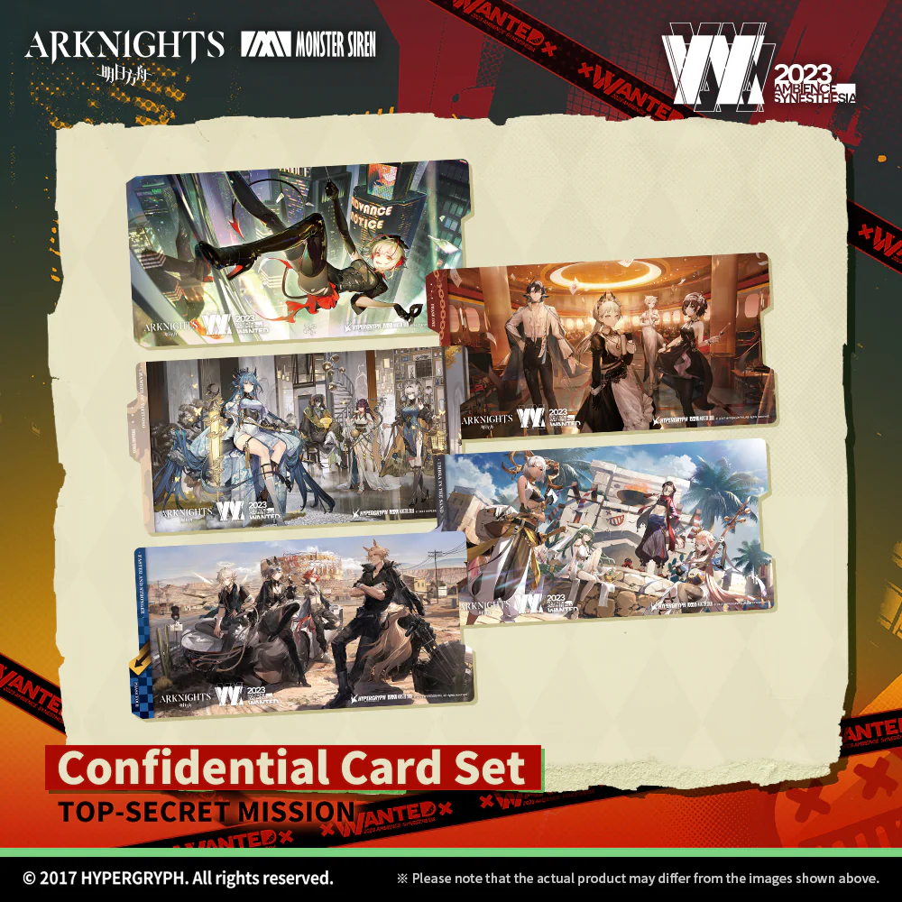 Arknights · Ambience Synesthesia 2023 WANTED Collector's Edition Box - Image 4