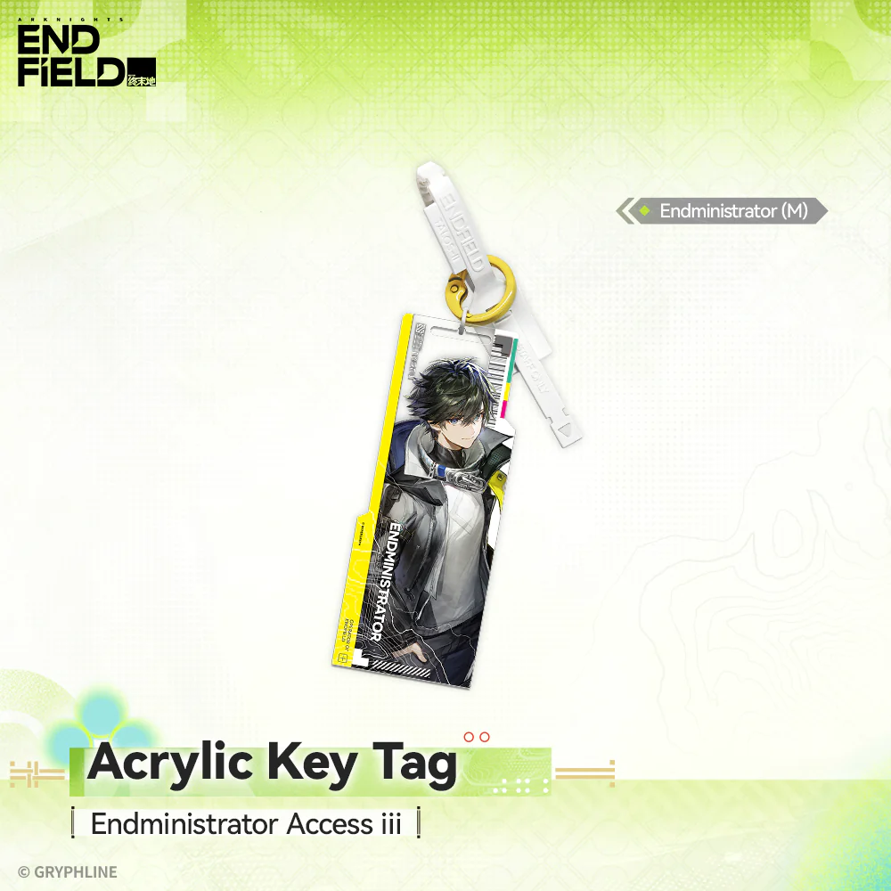 Arknights: Endfield · Acrylic Key Tag - Endministrator Access ⅲ - Image 2