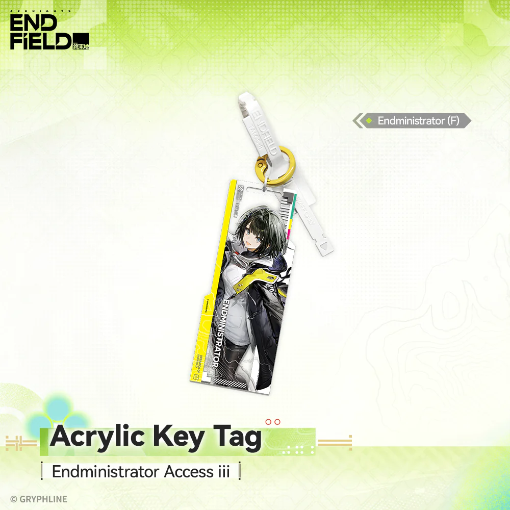 Arknights: Endfield · Acrylic Key Tag - Endministrator Access ⅲ - Image 3