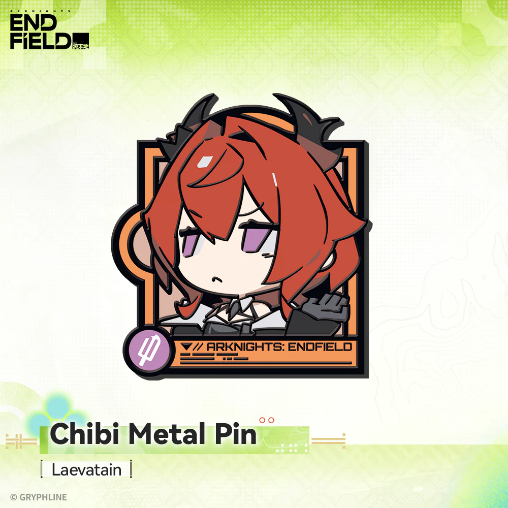 Arknights: Endfield - Chibi Metal Pin - Springwake Pavilion - Image 3
