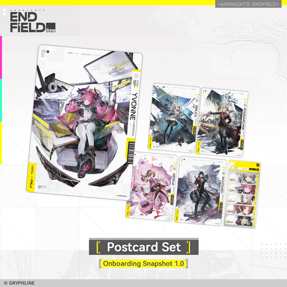 Arknights: Endfield · Postcard Set - Onboarding Snapshot 1.0