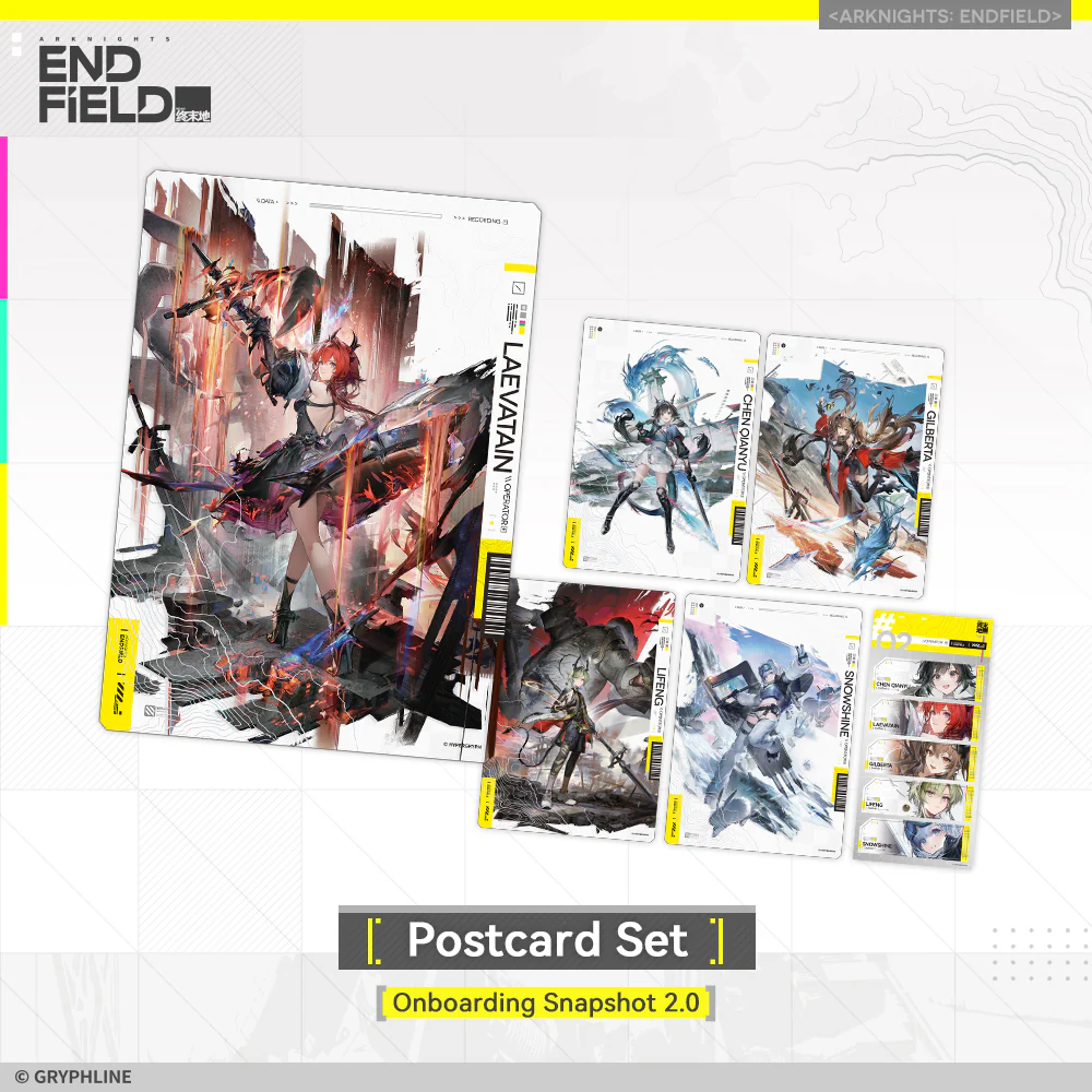 Arknights: Endfield · Postcard Set - Onboarding Snapshot 2.0