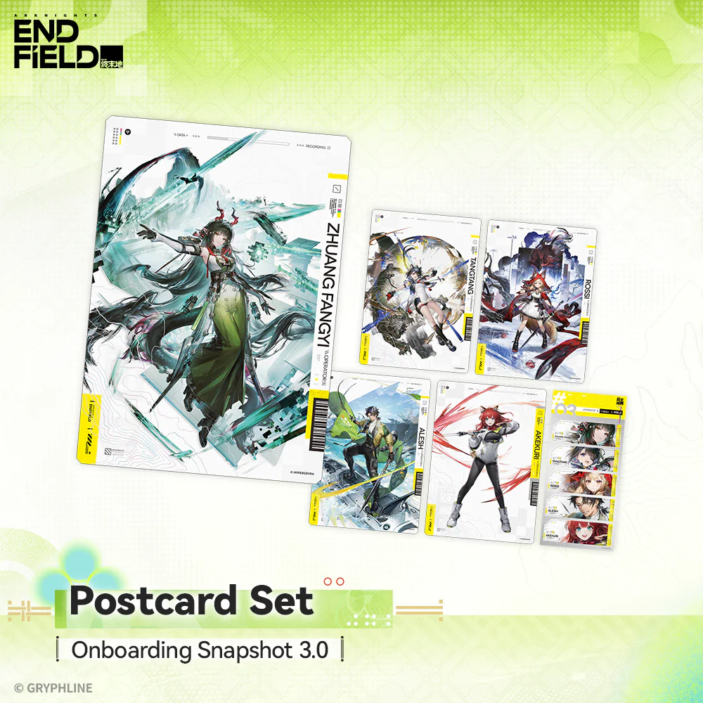 Arknights: Endfield - Postcard Set - Onboarding Snapshot 3.0